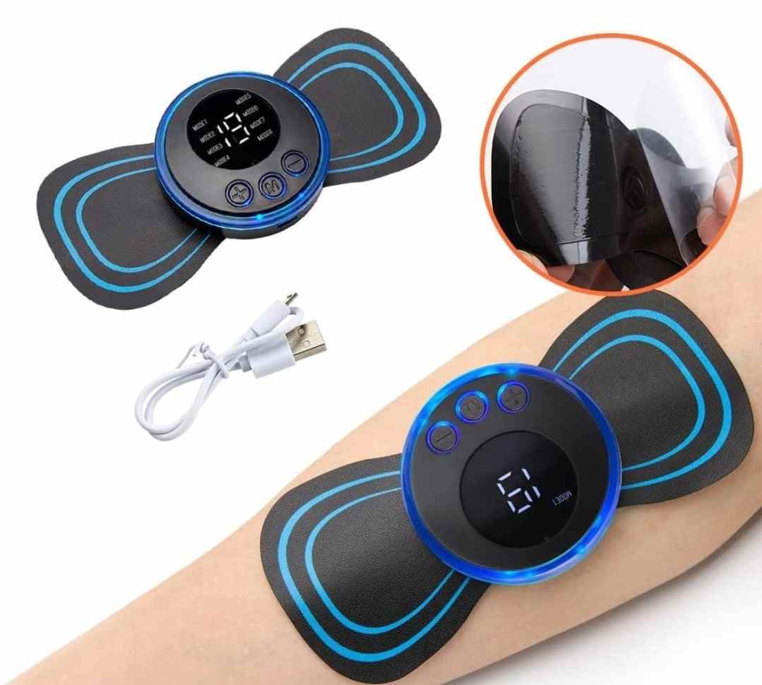 Body Massager,Wireless Portable Neck Massager with 8 Modes and 19 Strength  Level